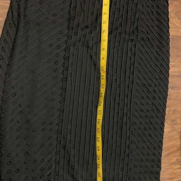 CeCe Black Jacquard Pencil Skirt XL NWT - Picture 8 of 8